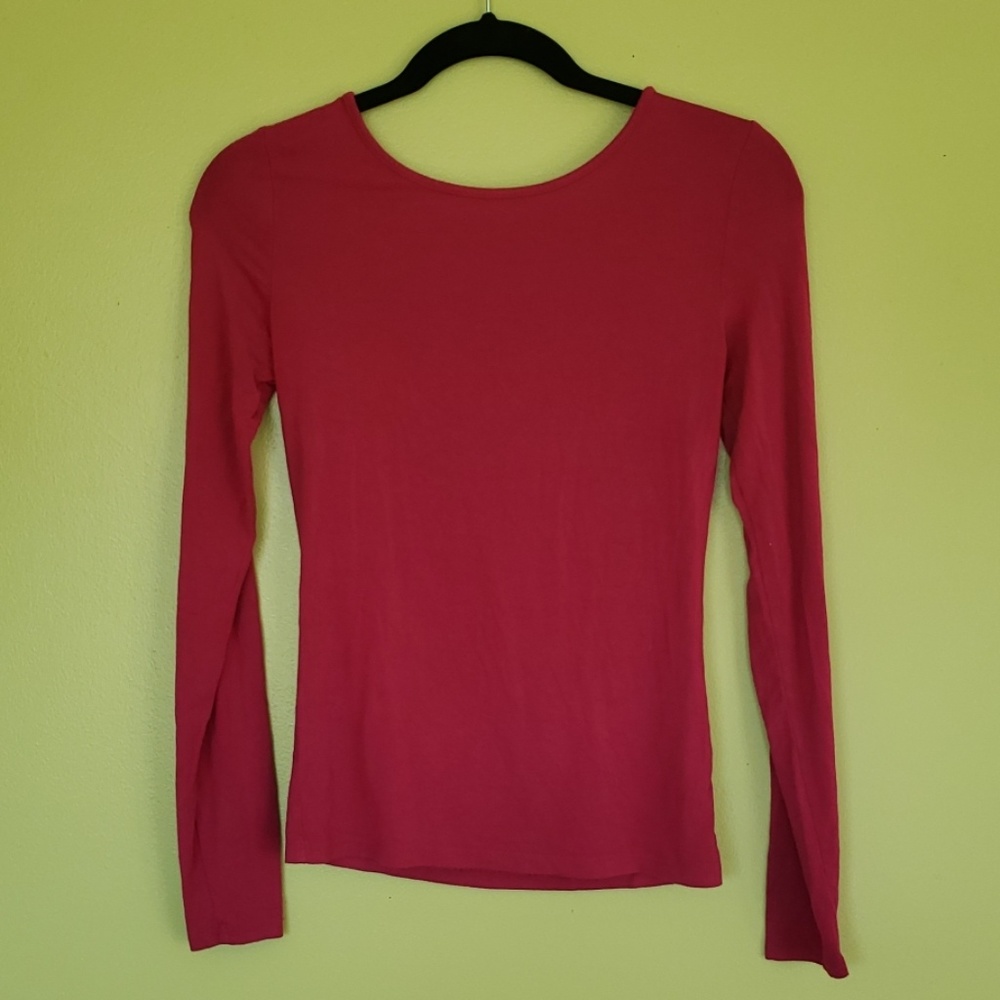 ❌️SOLD❌️: Pink Long-Sleeved Top
